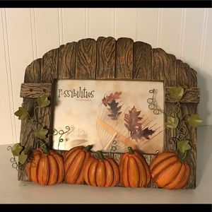 Pumpkin/ Fall Picture Frame